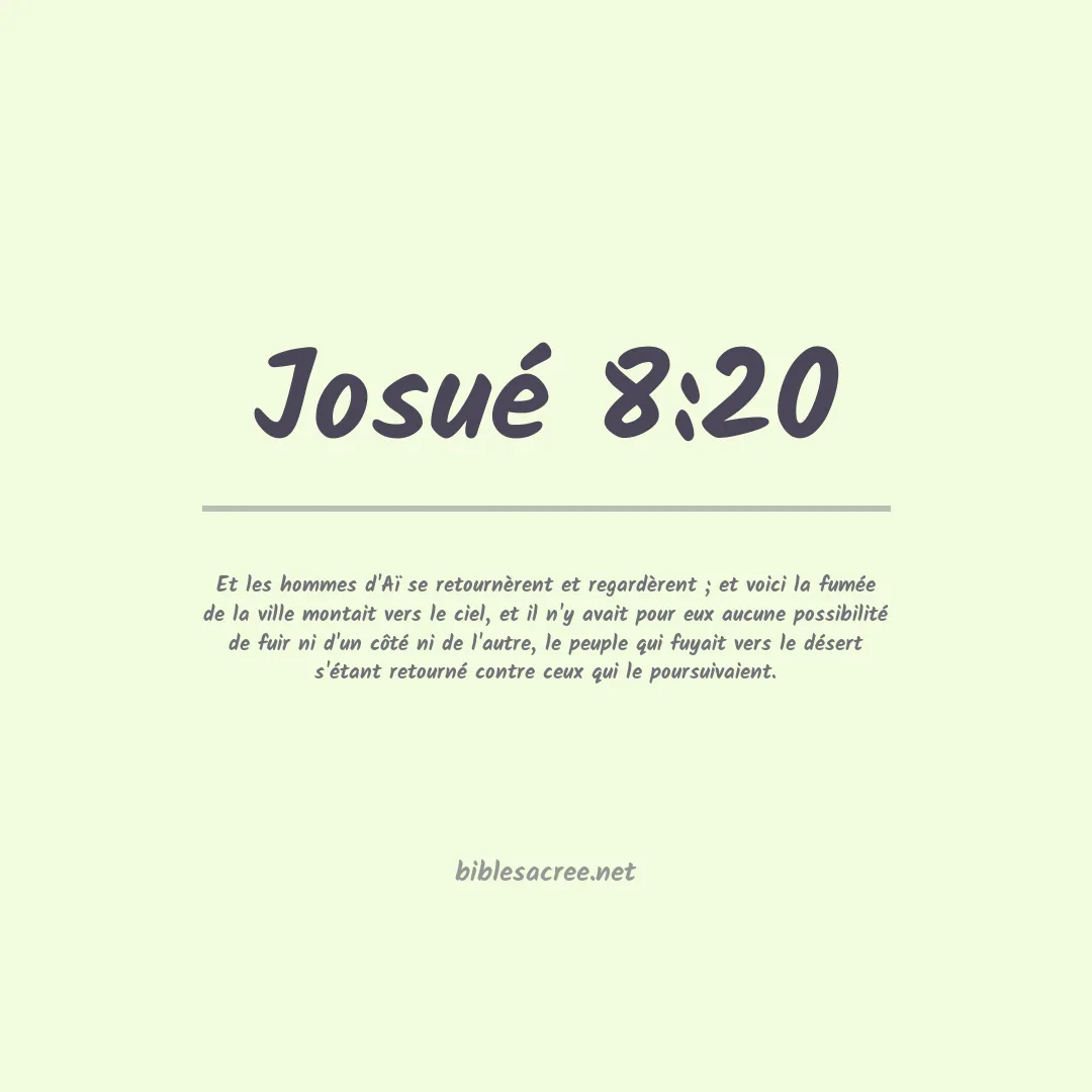 Josué - 8:20