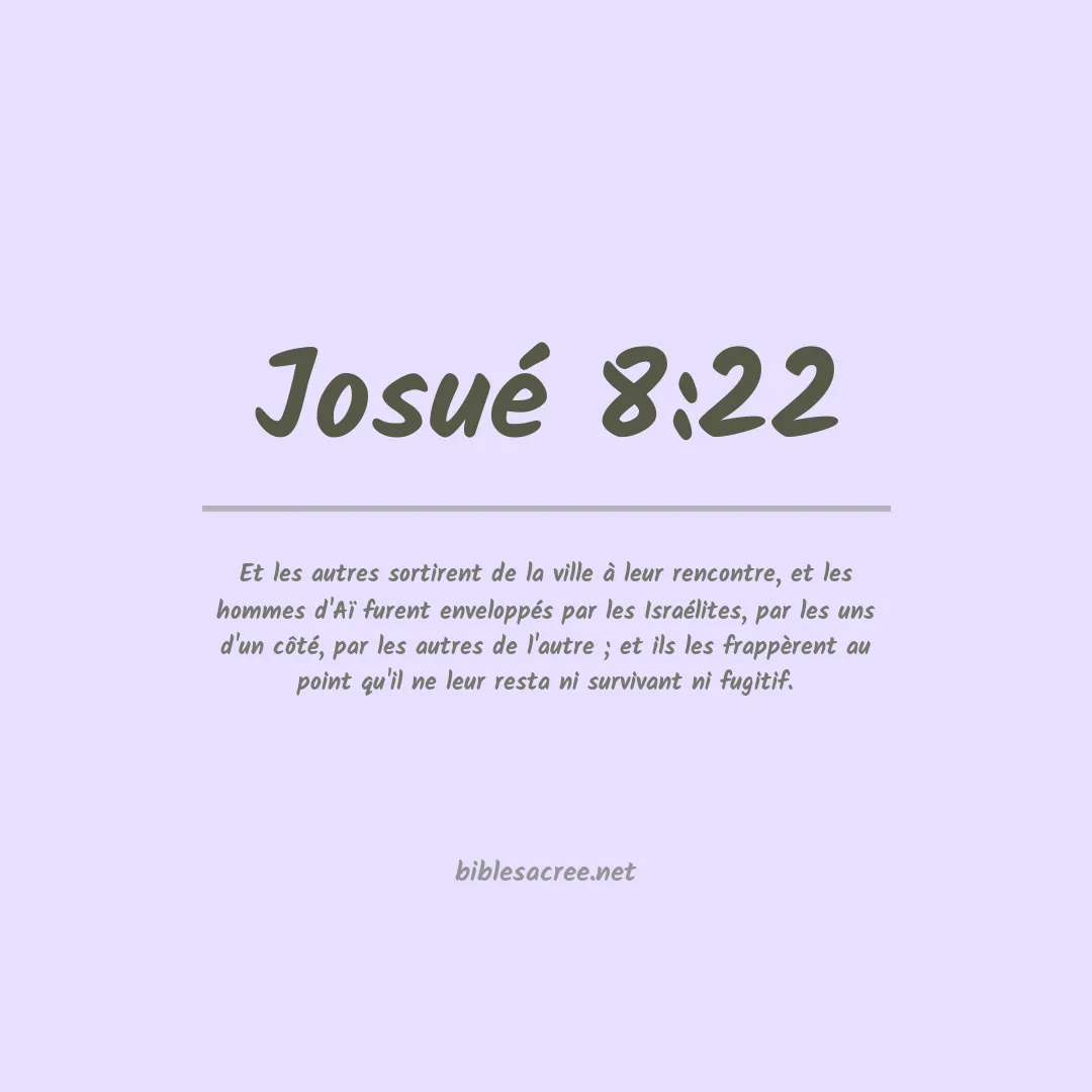 Josué - 8:22