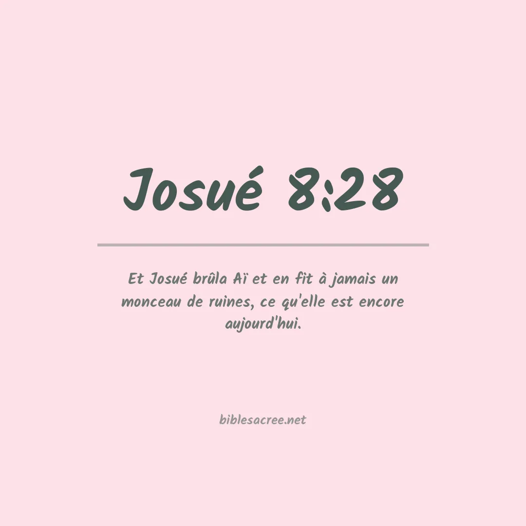 Josué - 8:28