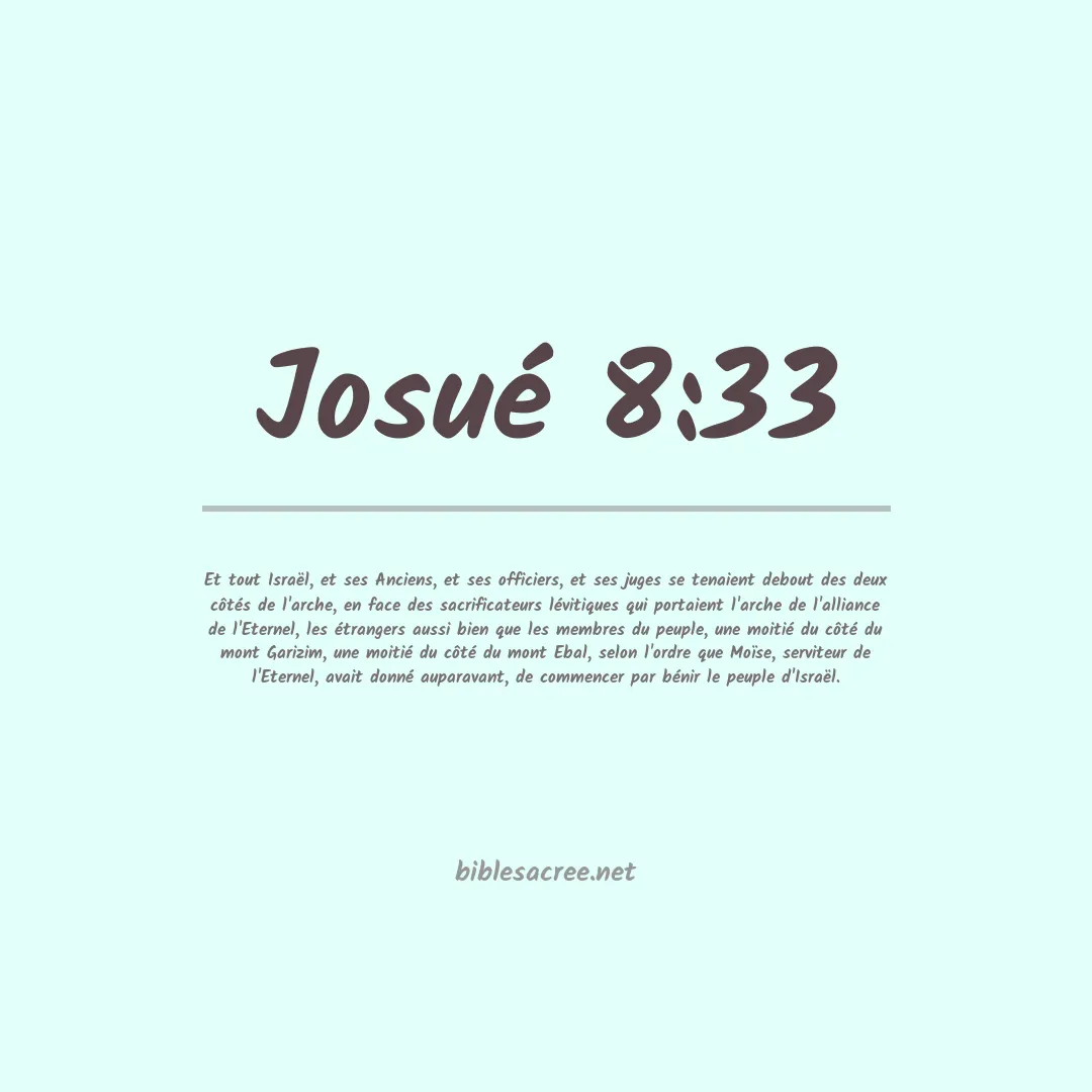 Josué - 8:33