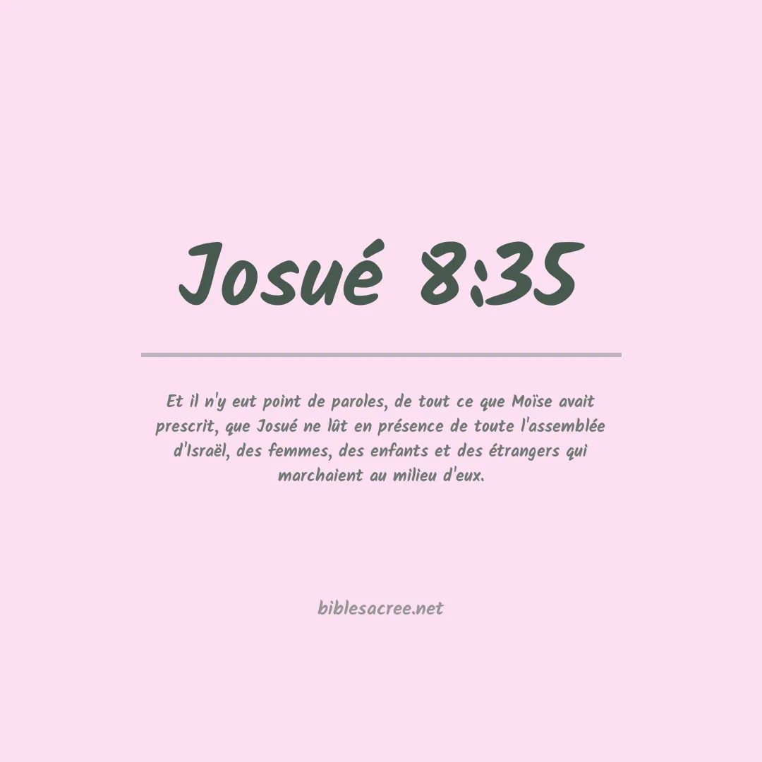 Josué - 8:35