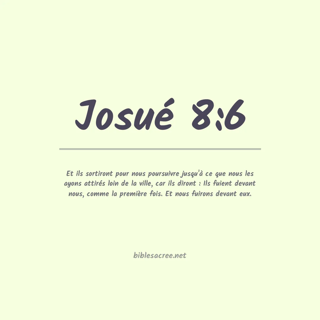 Josué - 8:6
