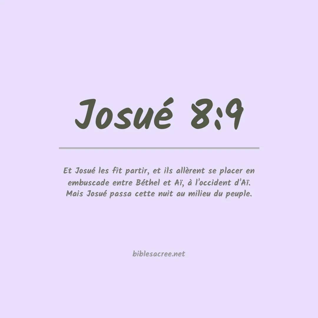 Josué - 8:9