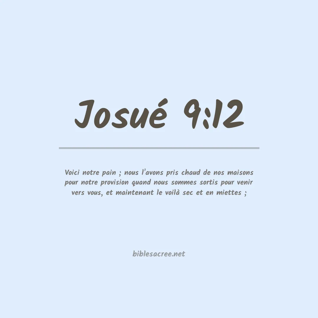 Josué - 9:12