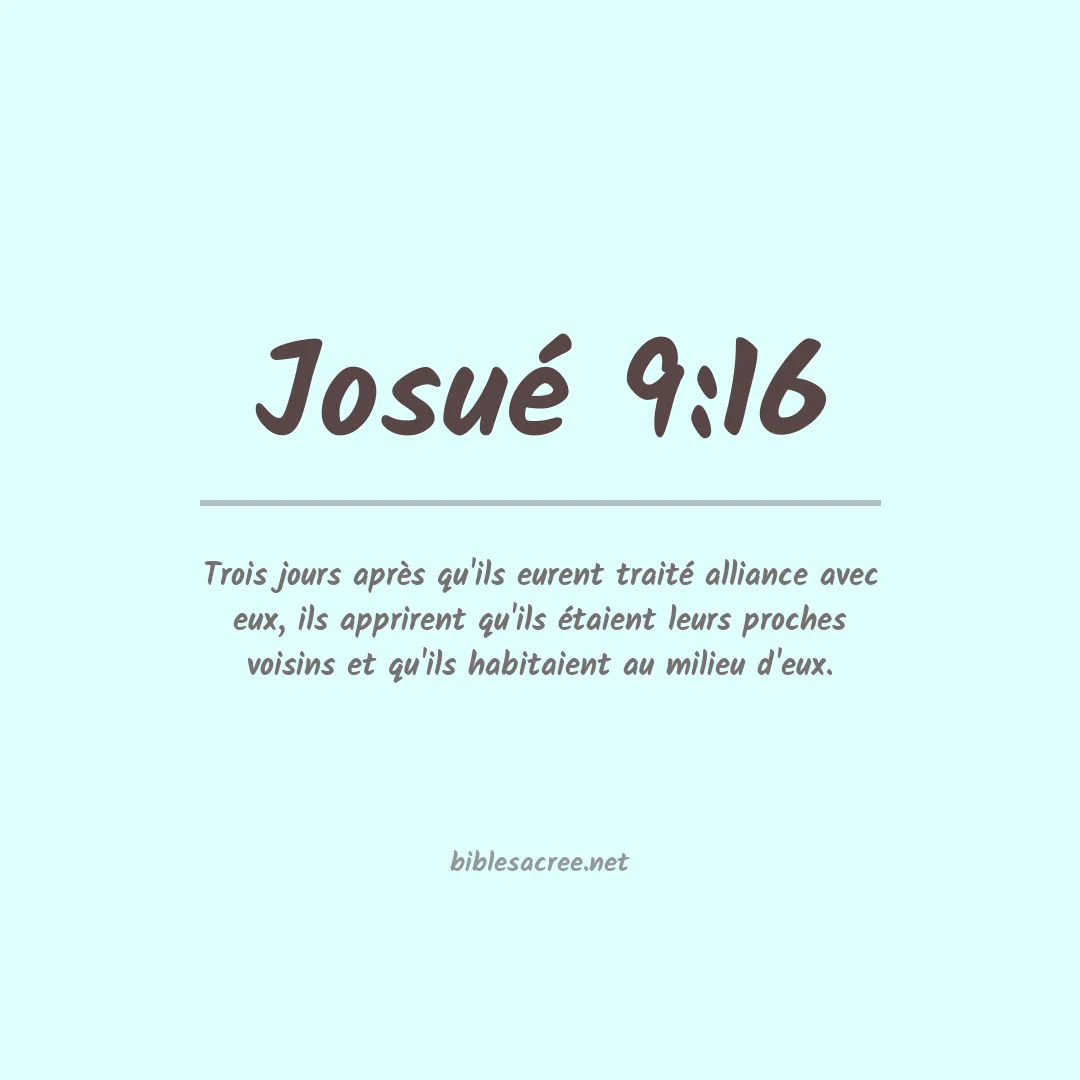 Josué - 9:16
