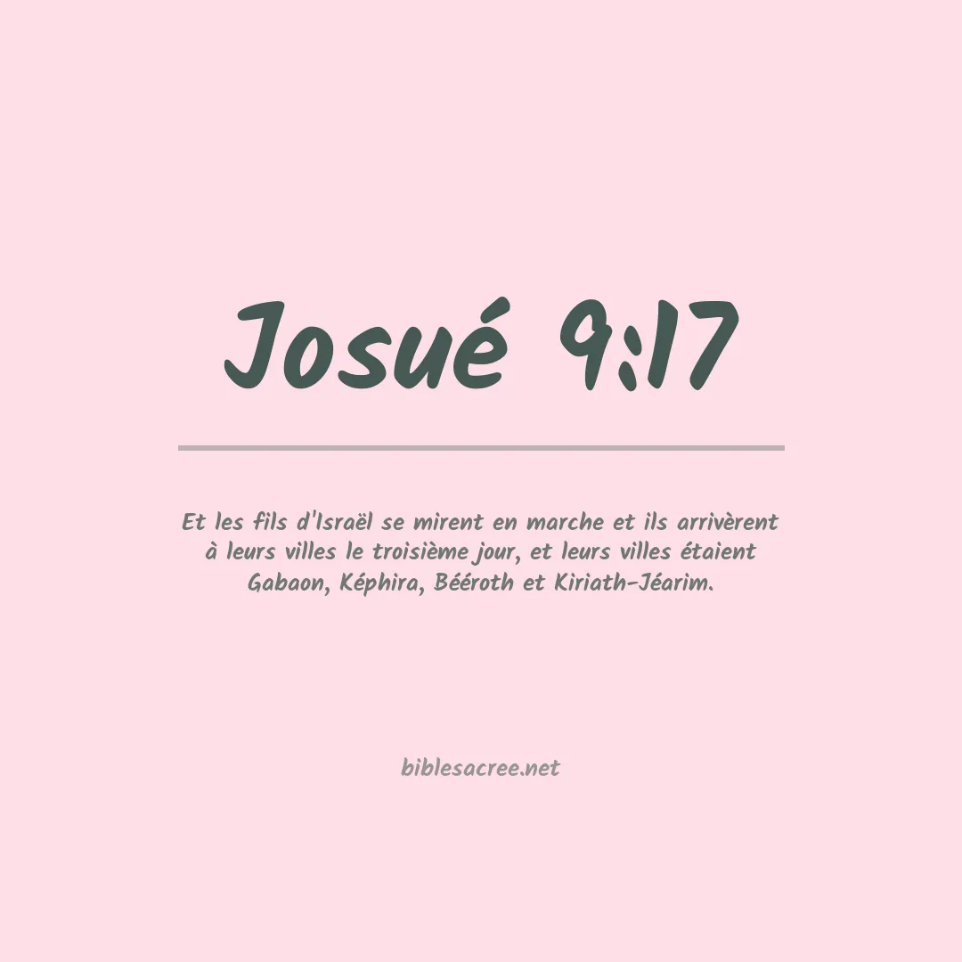 Josué - 9:17