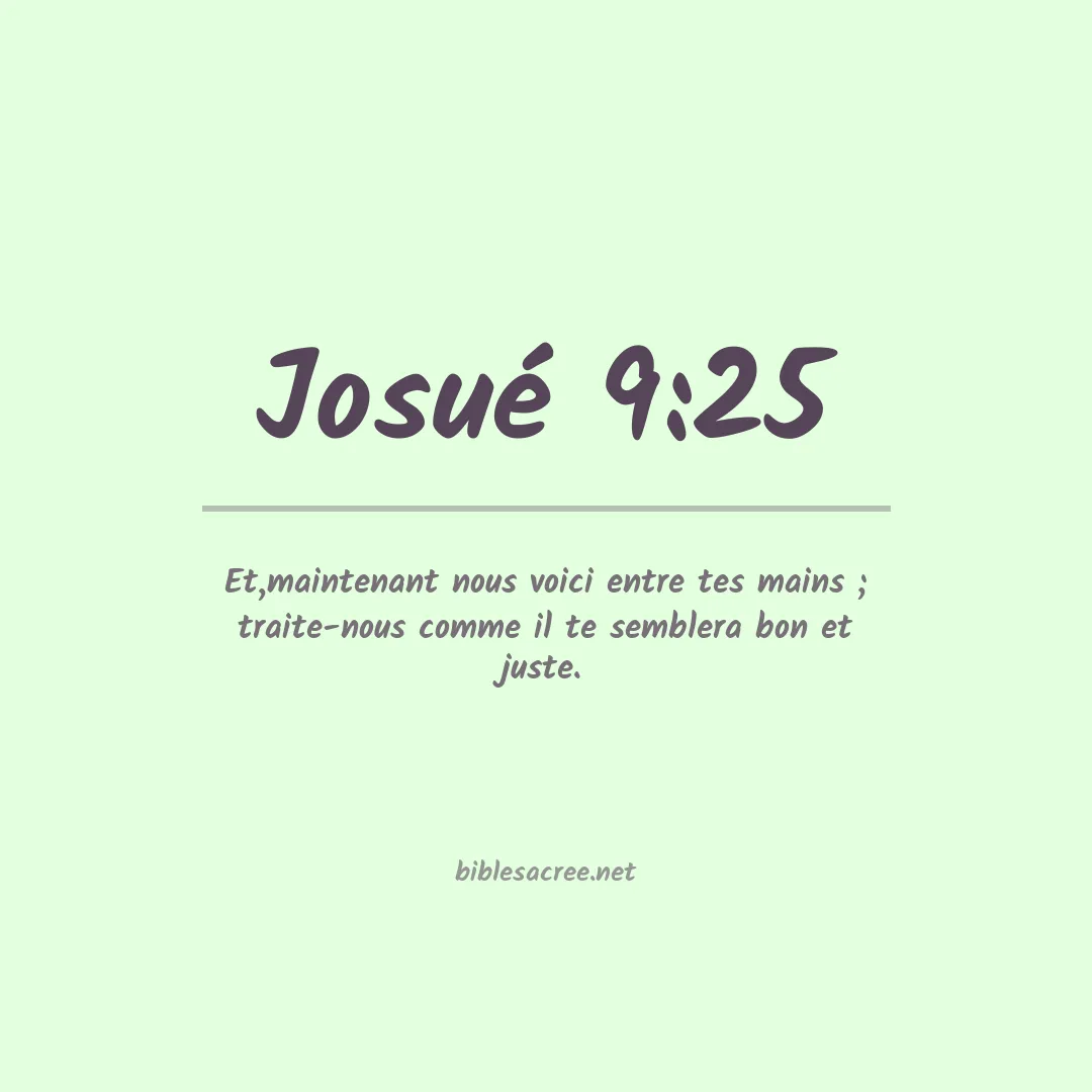 Josué - 9:25