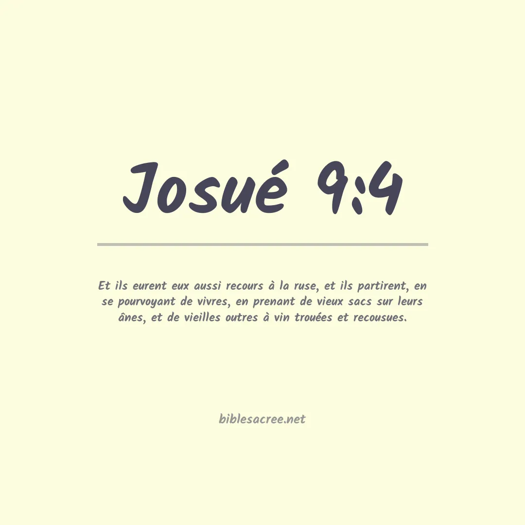 Josué - 9:4