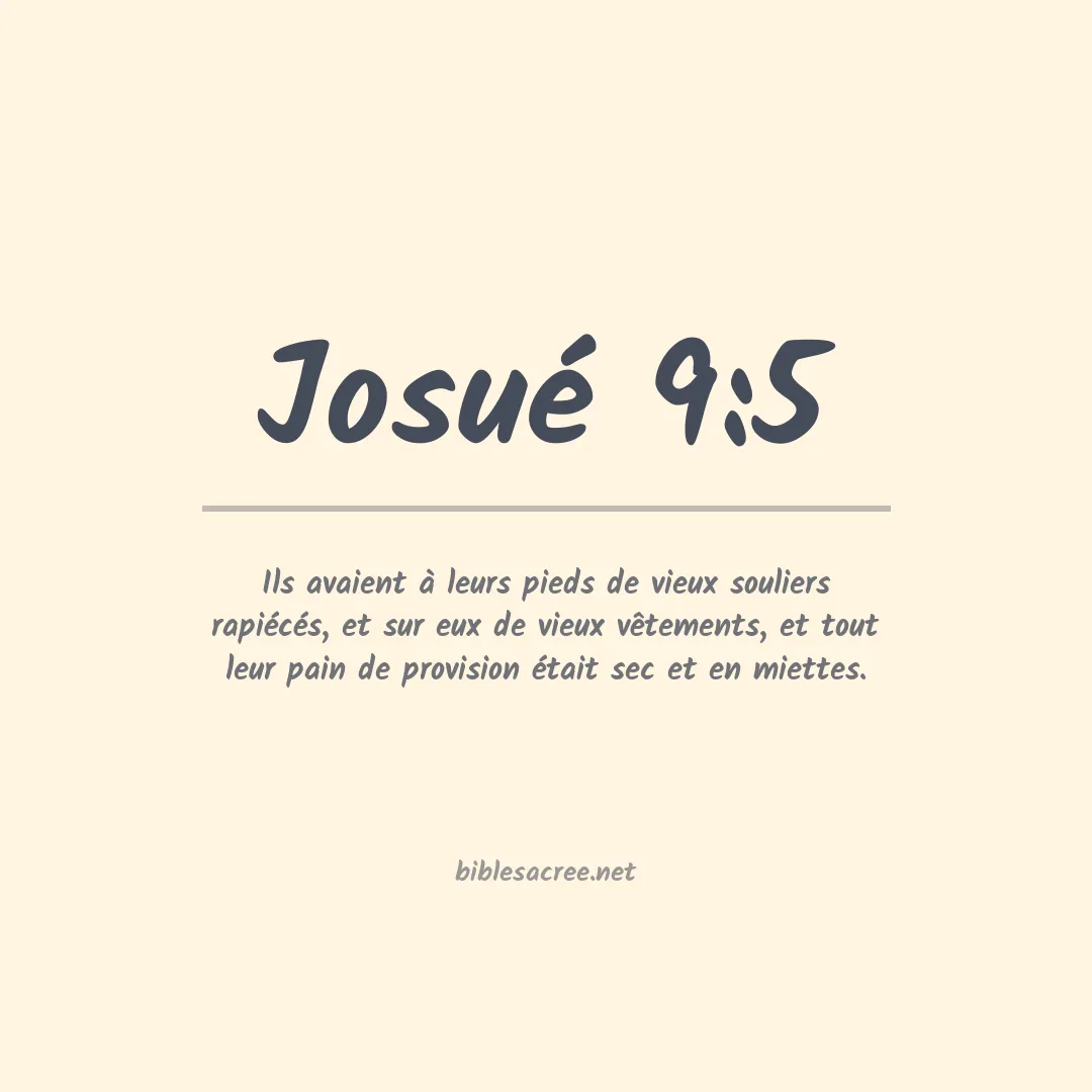 Josué - 9:5