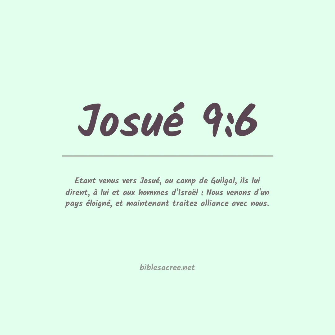 Josué - 9:6