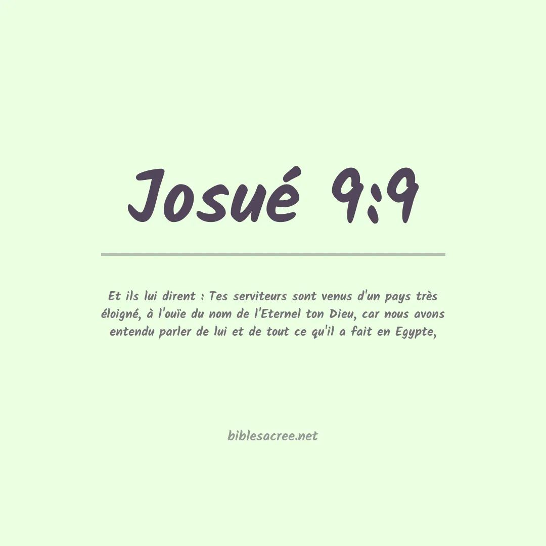 Josué - 9:9