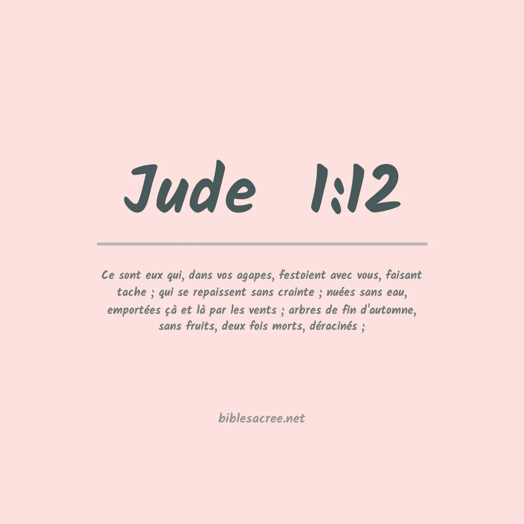 Jude  - 1:12