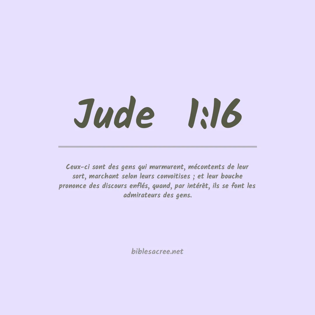 Jude  - 1:16