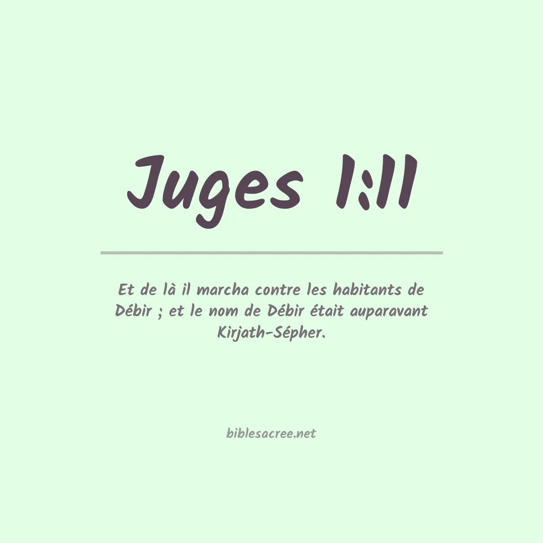 Juges - 1:11