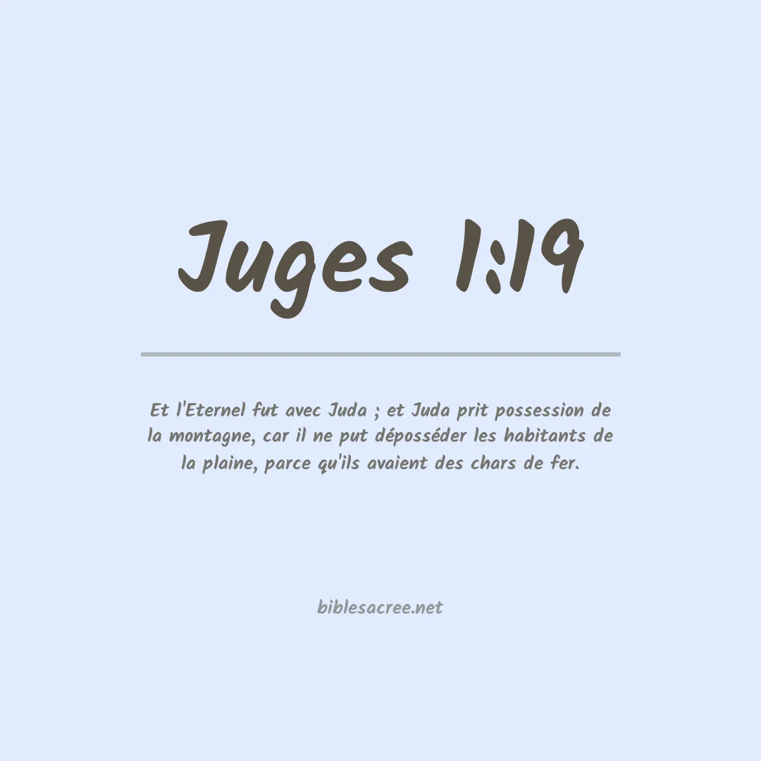 Juges - 1:19