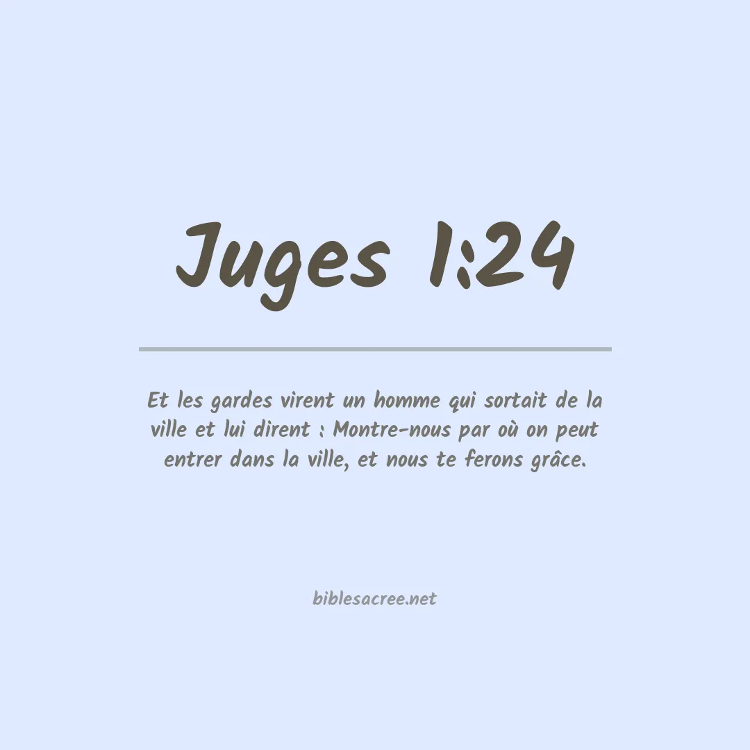 Juges - 1:24
