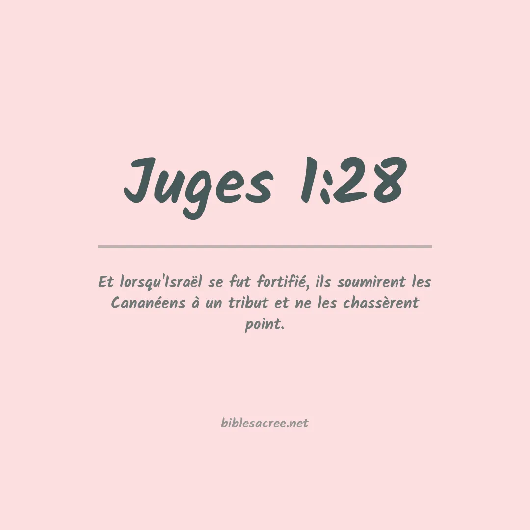 Juges - 1:28