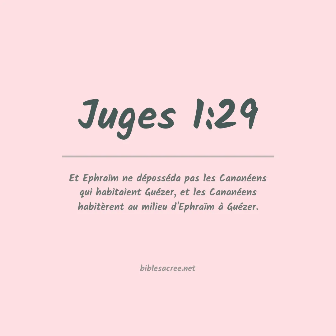 Juges - 1:29