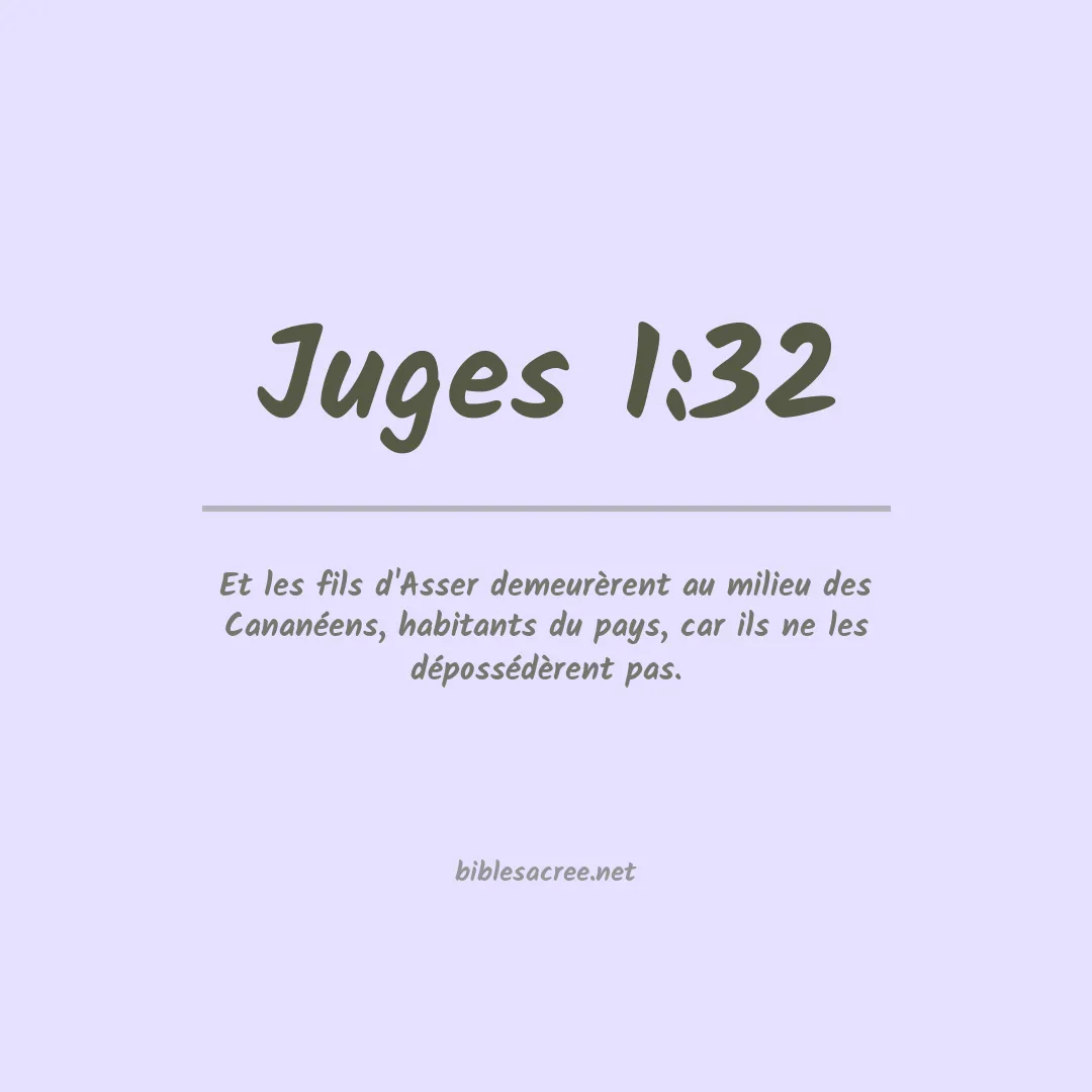 Juges - 1:32