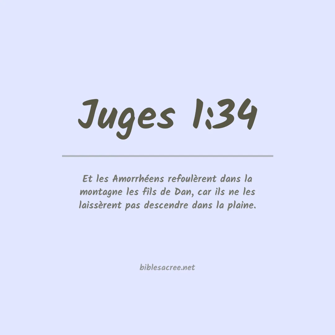 Juges - 1:34