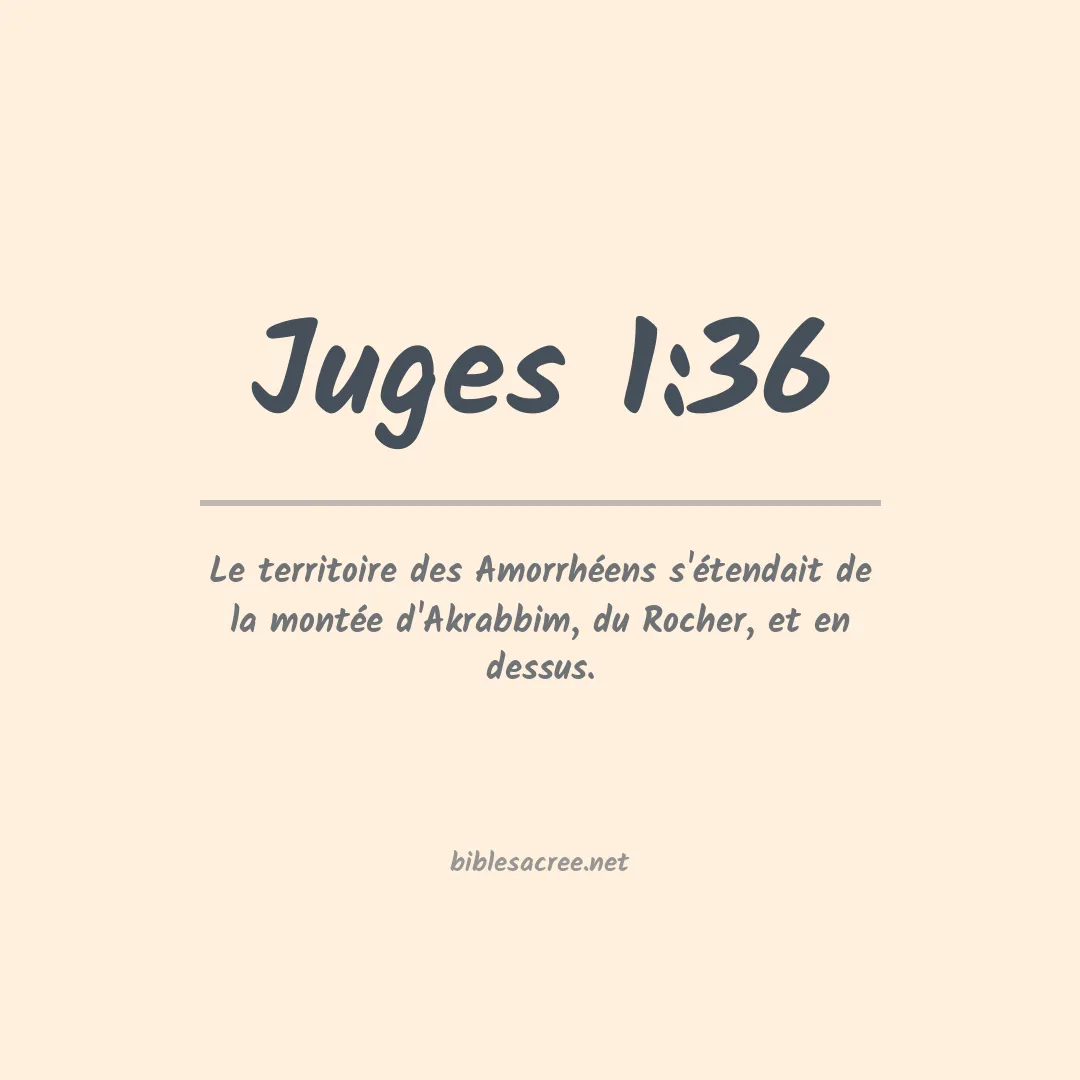Juges - 1:36