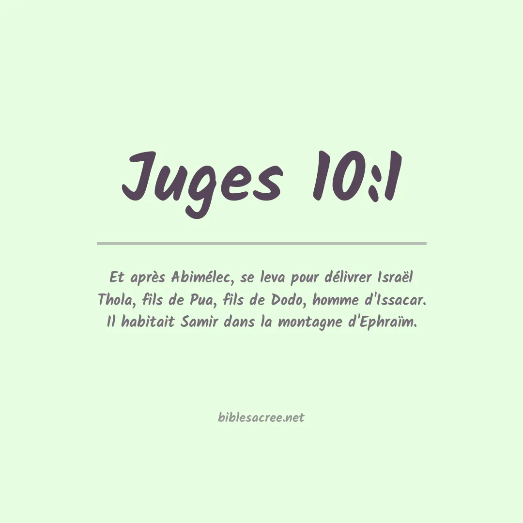 Juges - 10:1