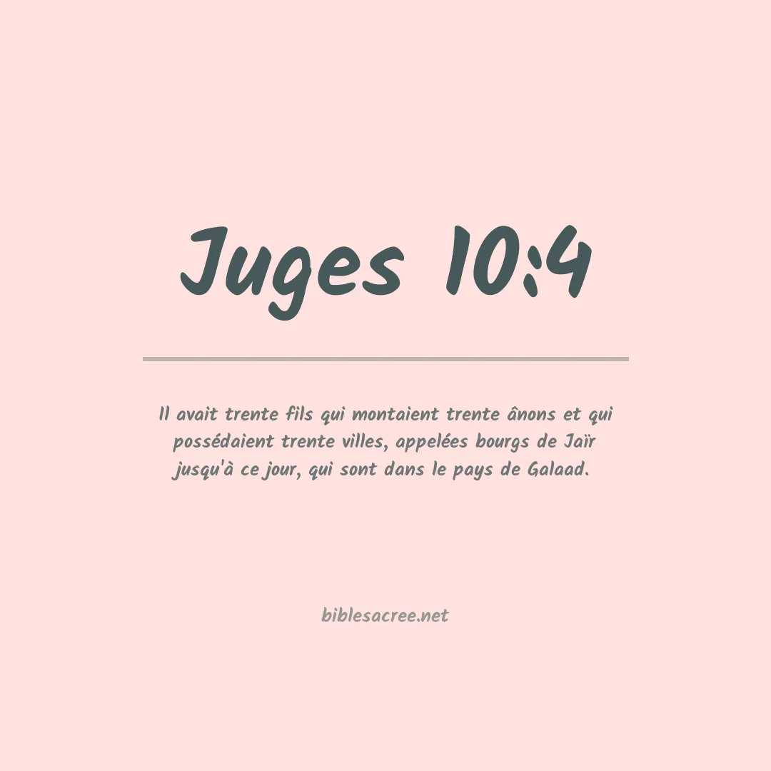 Juges - 10:4