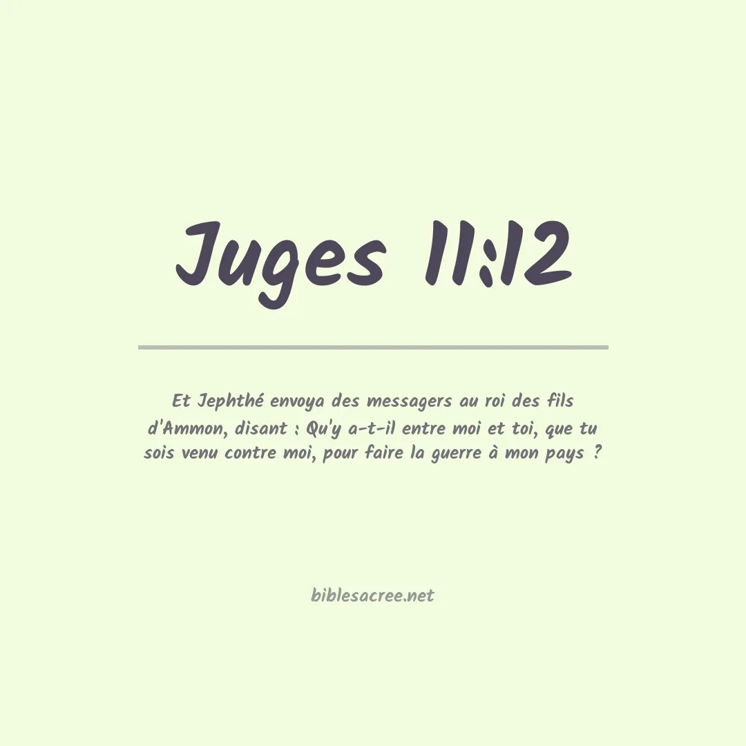 Juges - 11:12