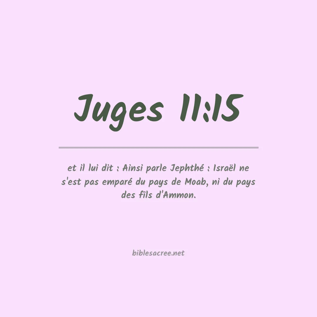 Juges - 11:15