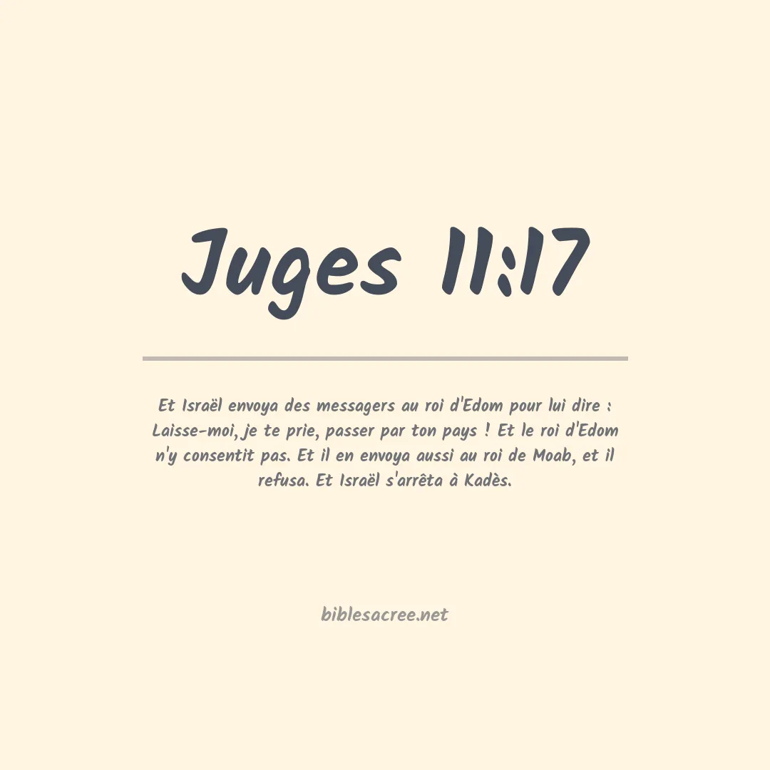 Juges - 11:17