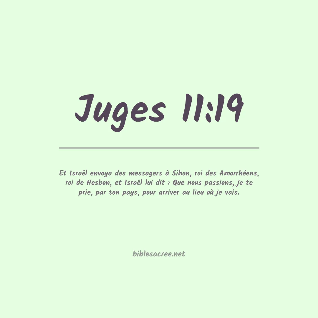 Juges - 11:19