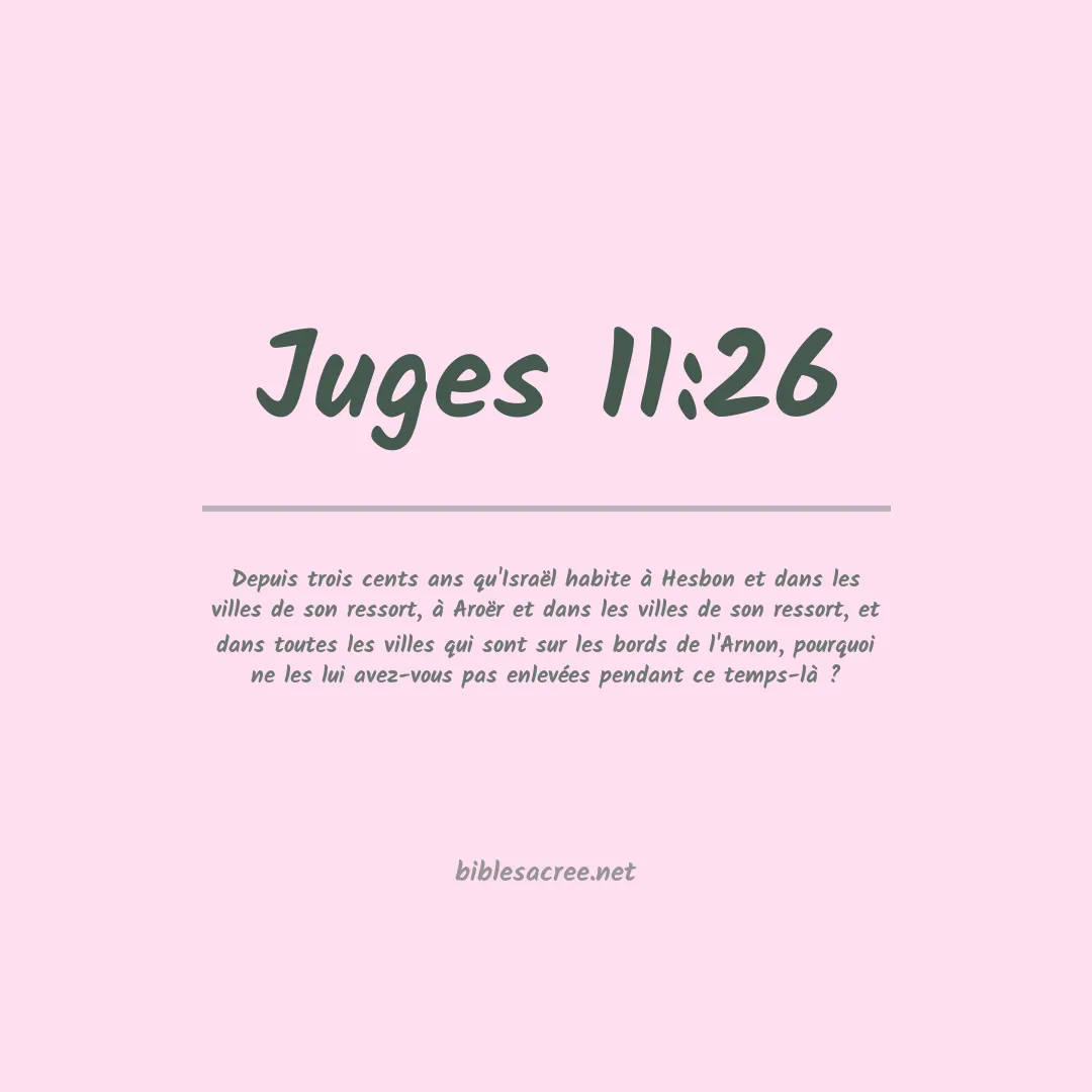 Juges - 11:26