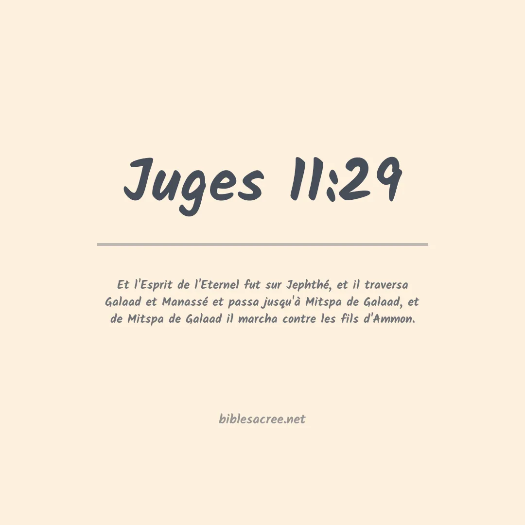 Juges - 11:29