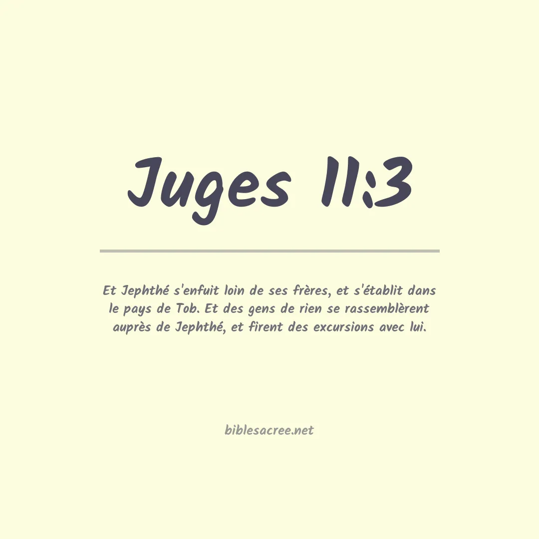 Juges - 11:3