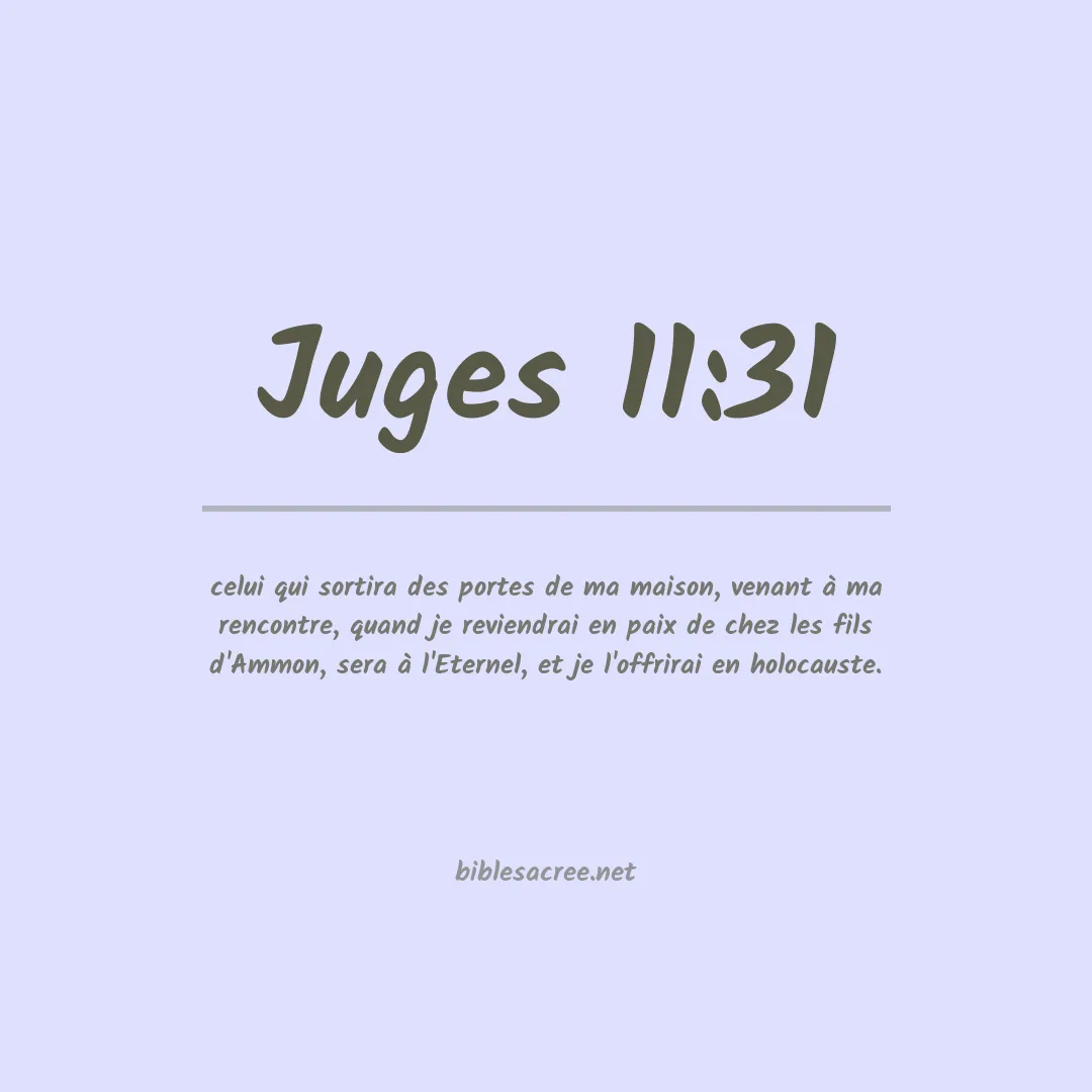 Juges - 11:31
