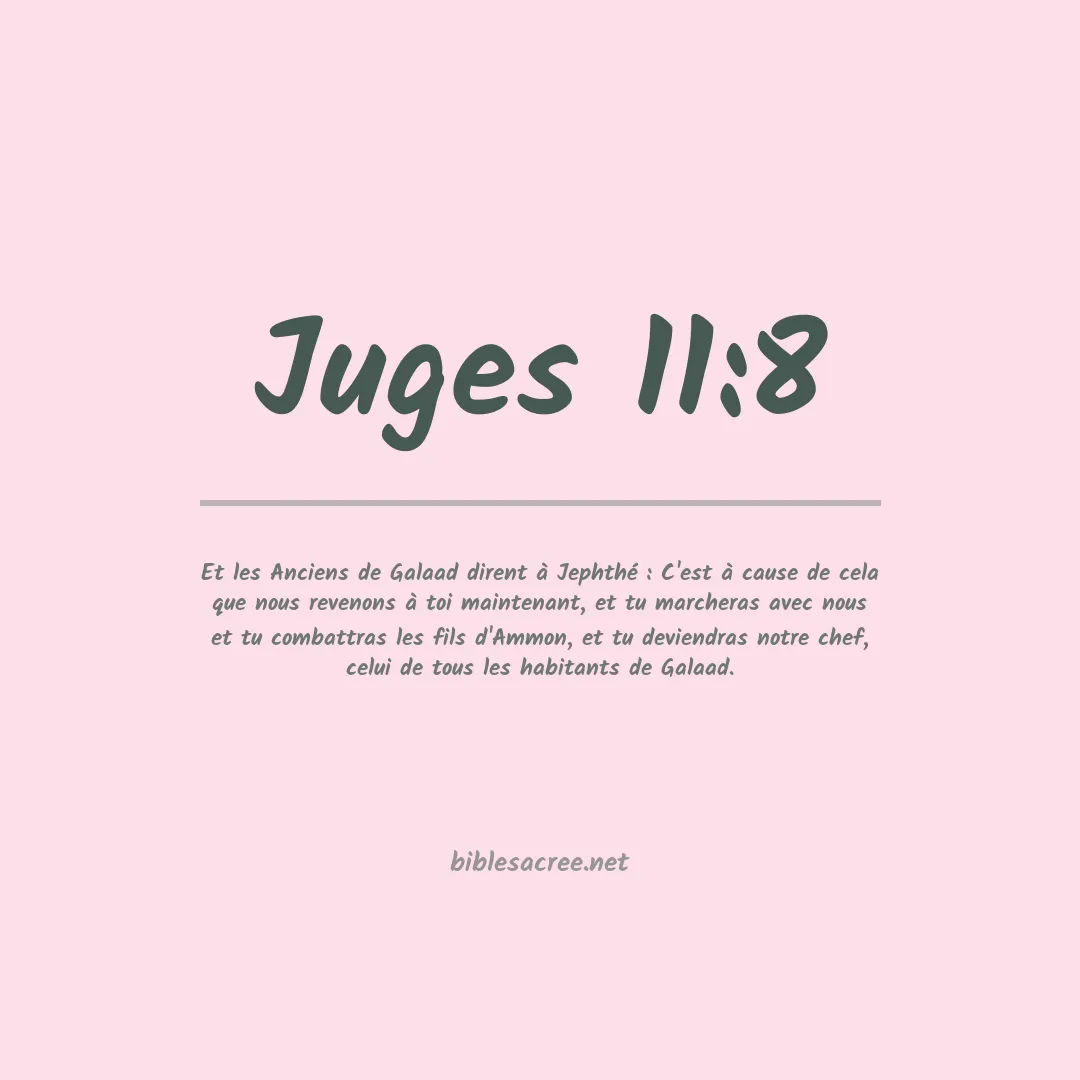 Juges - 11:8