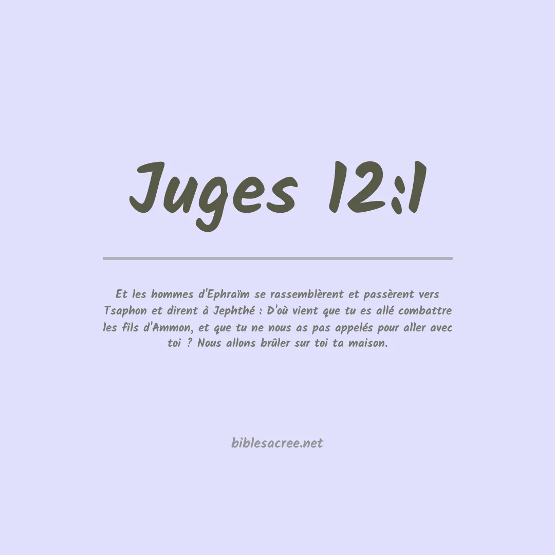 Juges - 12:1