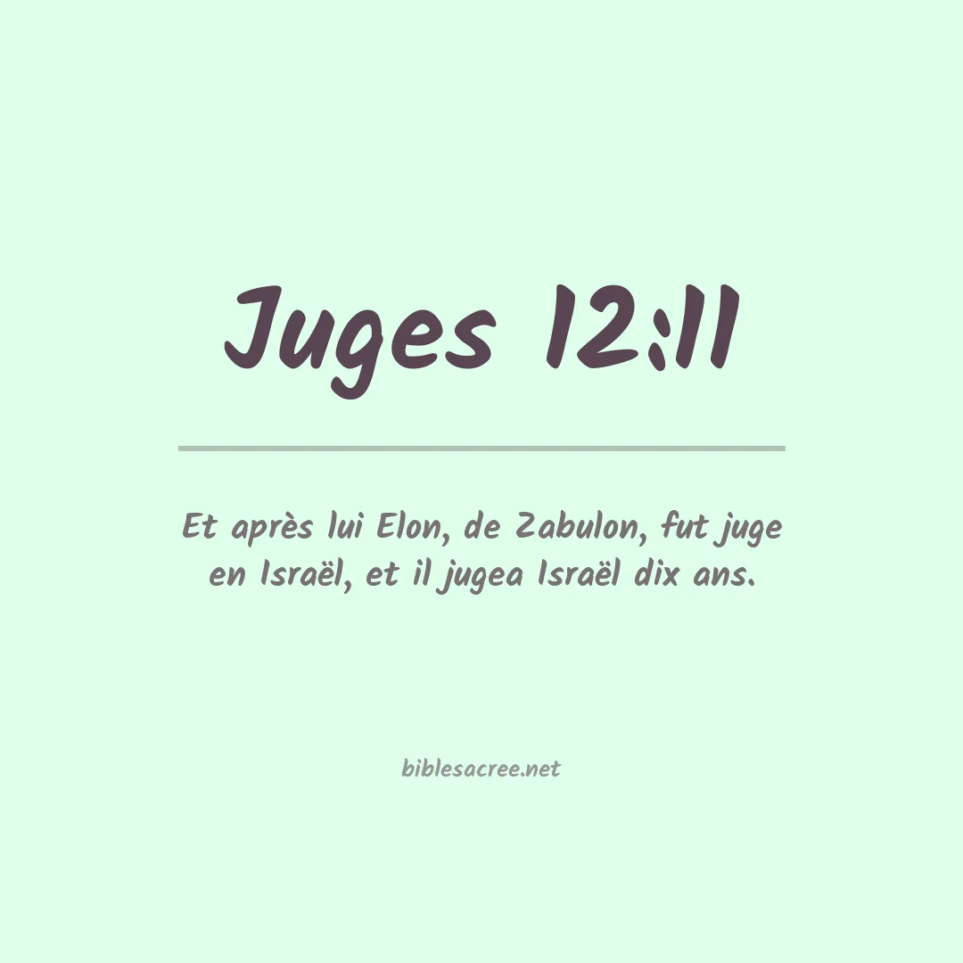 Juges - 12:11