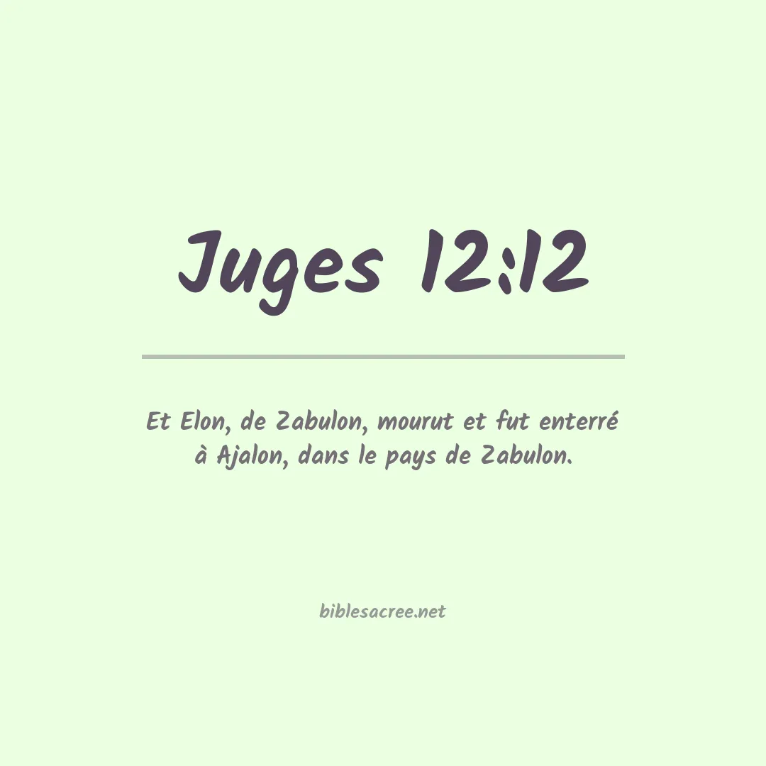 Juges - 12:12