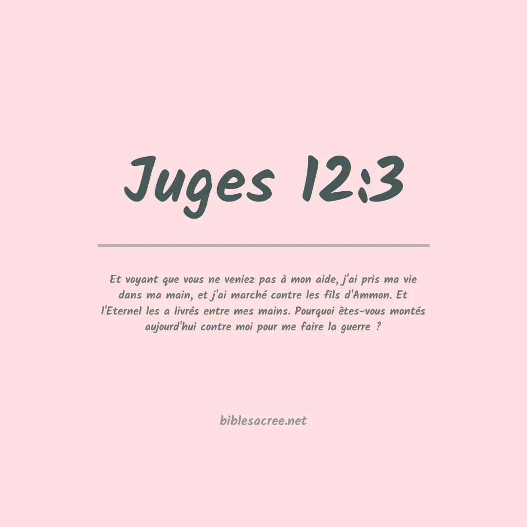Juges - 12:3
