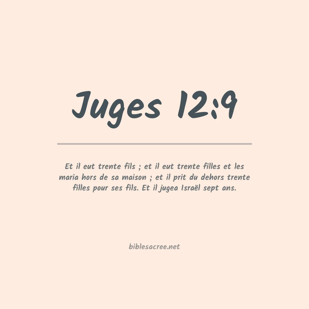 Juges - 12:9
