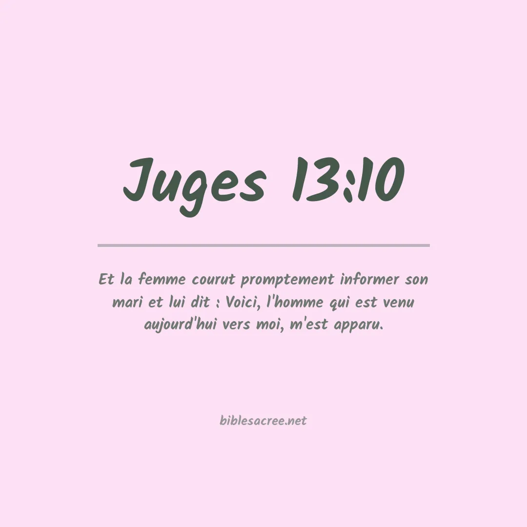 Juges - 13:10