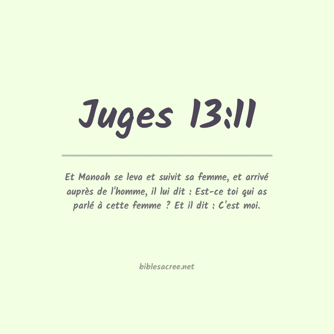 Juges - 13:11