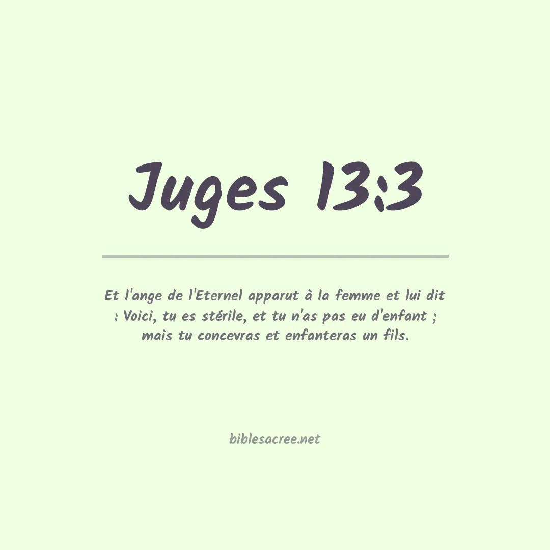Juges - 13:3