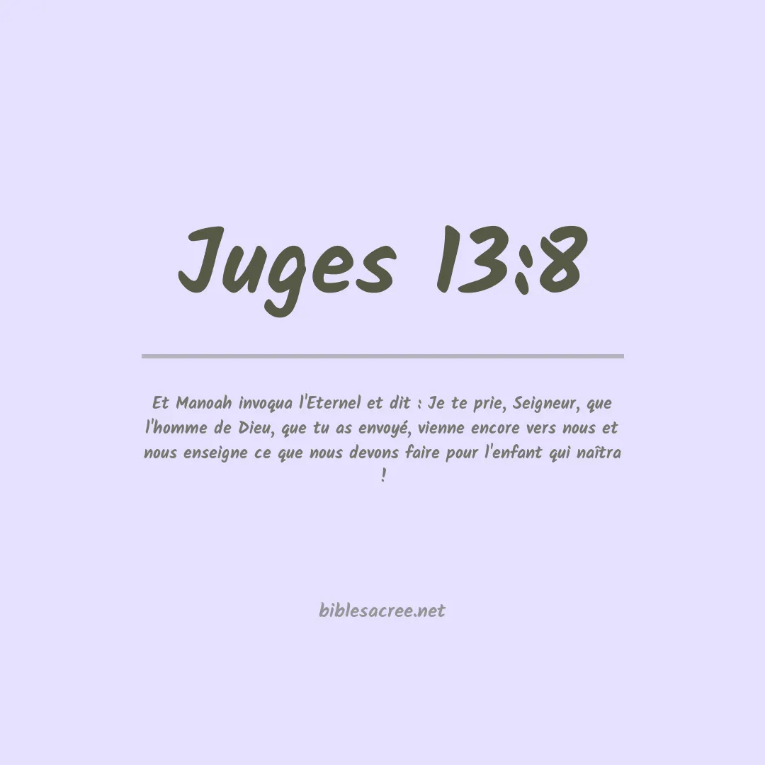 Juges - 13:8