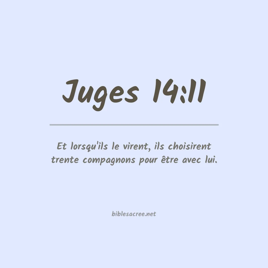Juges - 14:11