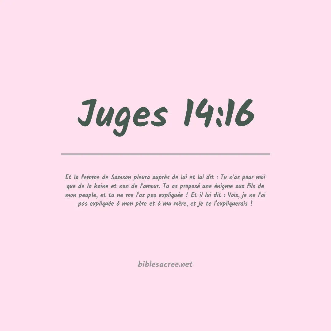 Juges - 14:16