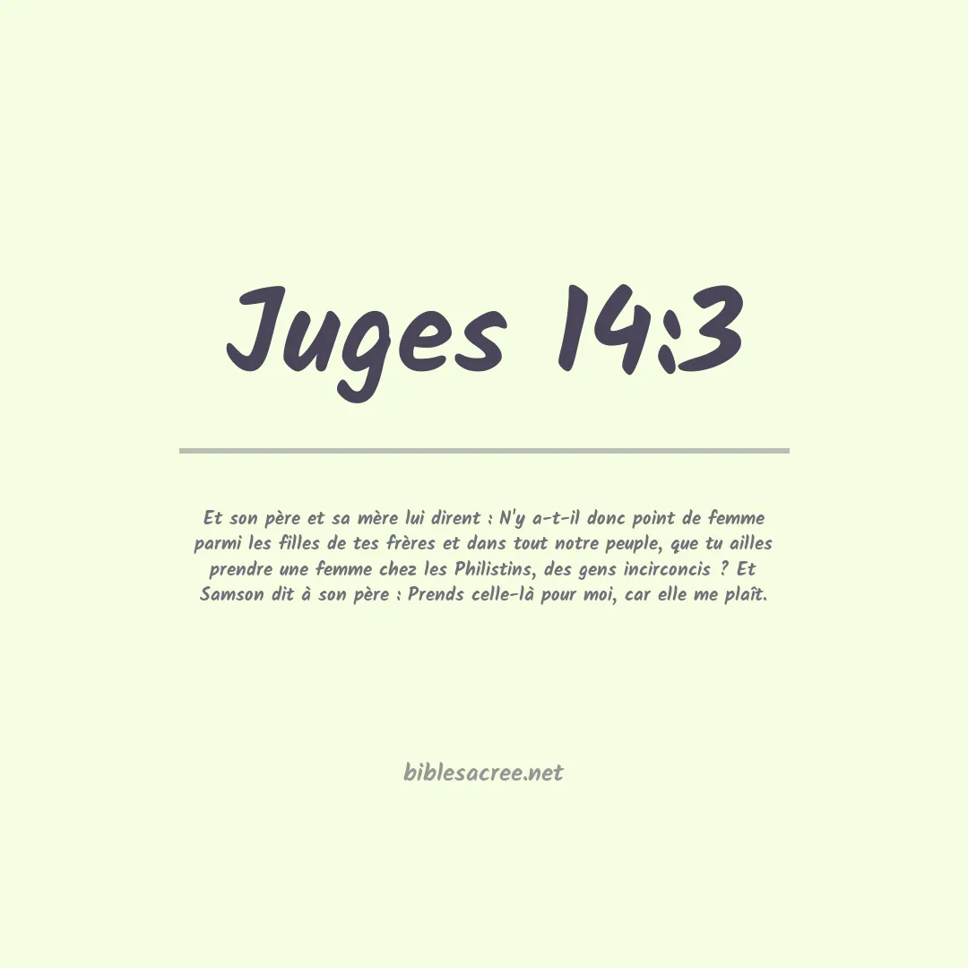 Juges - 14:3