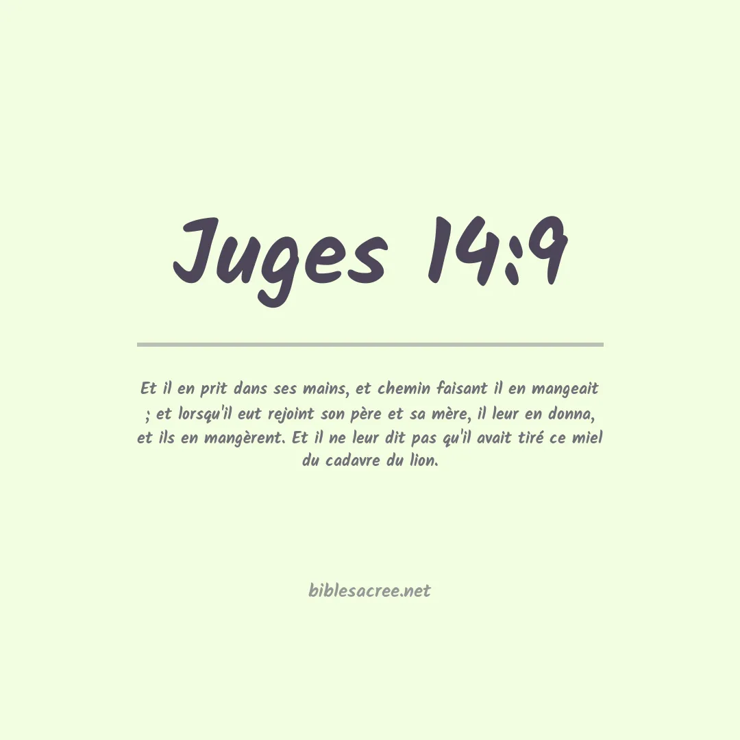 Juges - 14:9