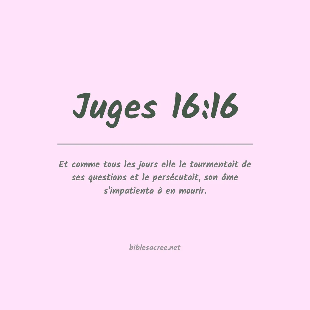 Juges - 16:16